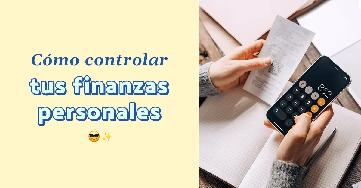 persona controlando sus finanzas